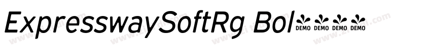 ExpresswaySoftRg Bol字体转换
